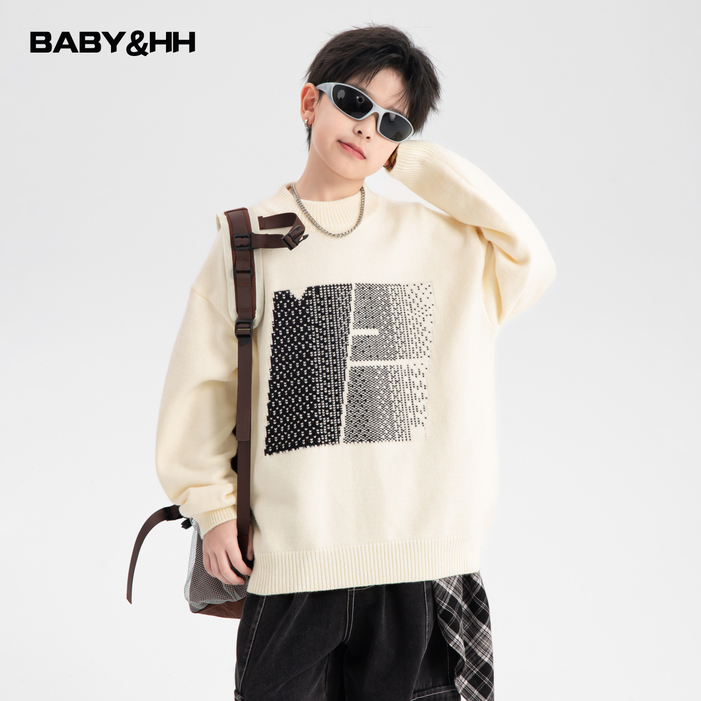 韩范半高领加厚宽松内搭针织毛衣