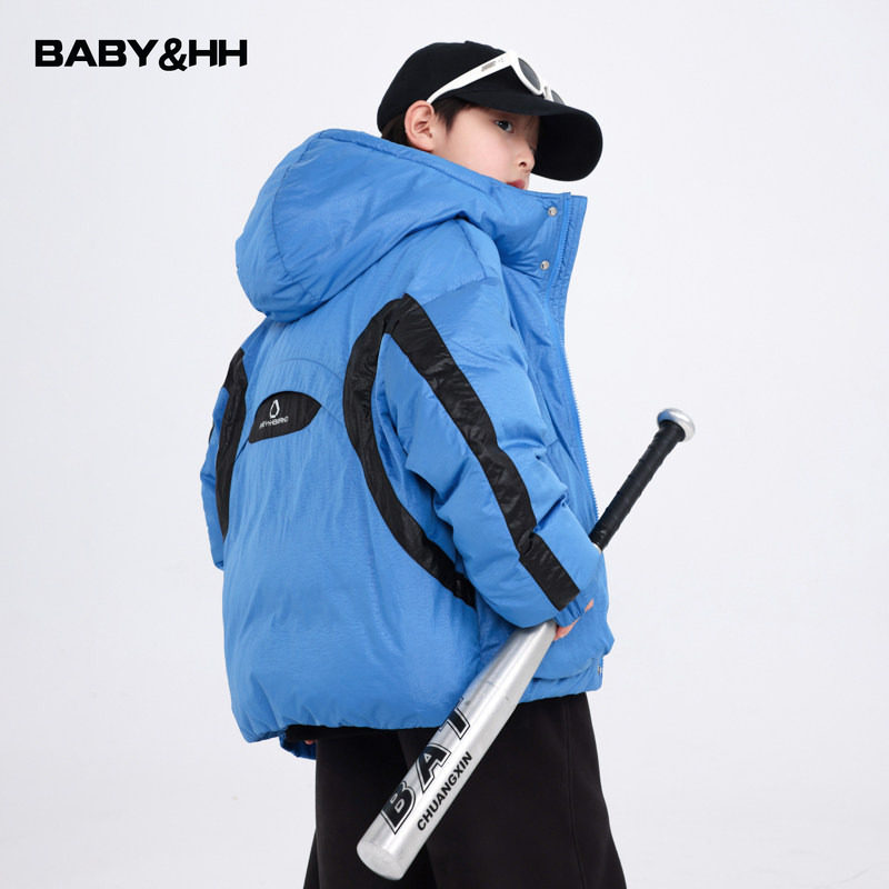 男童冬装撞色高充绒工装面包羽绒服2025新款儿童男孩运动防寒外套,童装/婴儿装/亲子装,羽绒服,淘宝优惠券,粉丝福利购,淘宝优惠卷