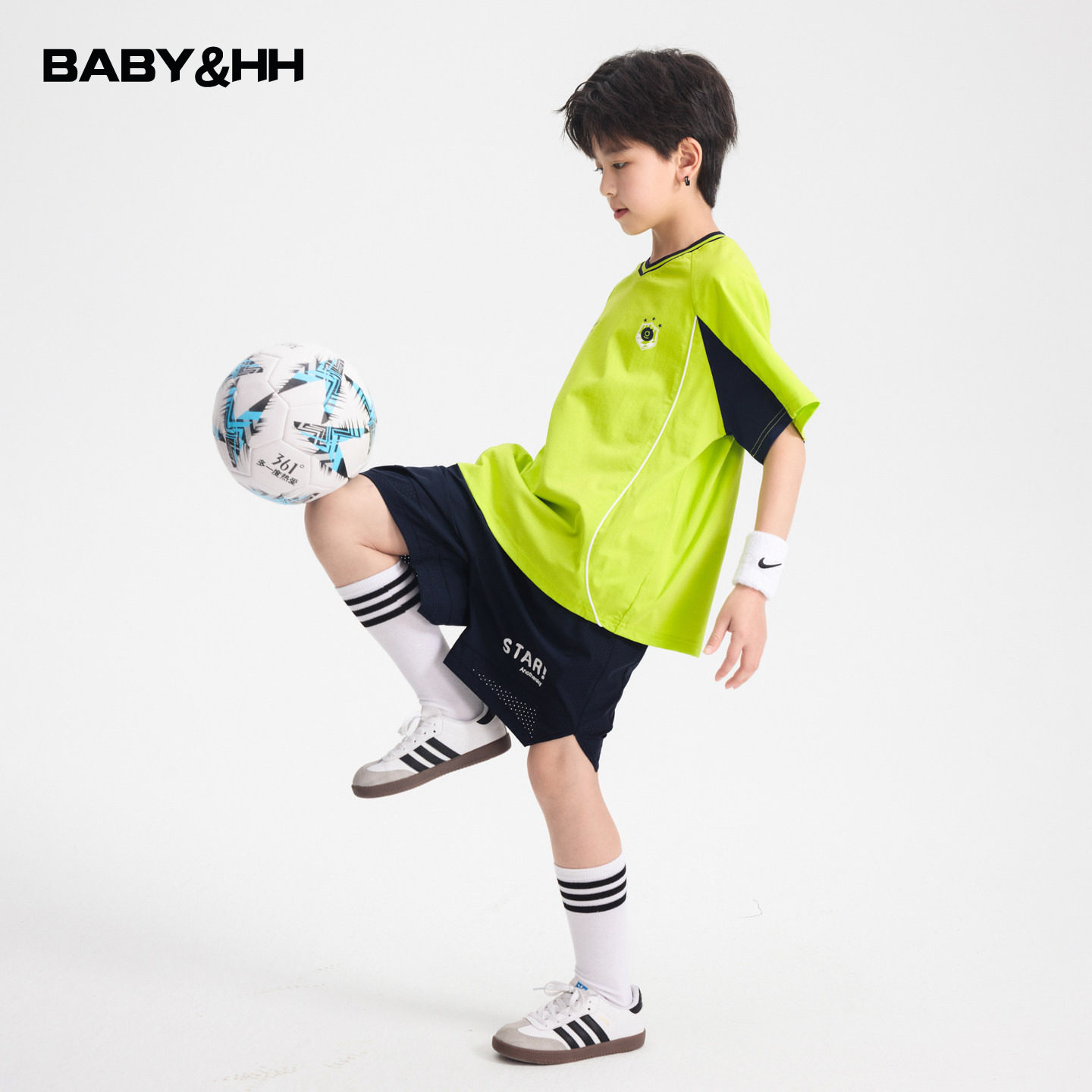 男童夏季户外速干足球服运动套装2026新款青少年儿童撞色冰丝衣服
