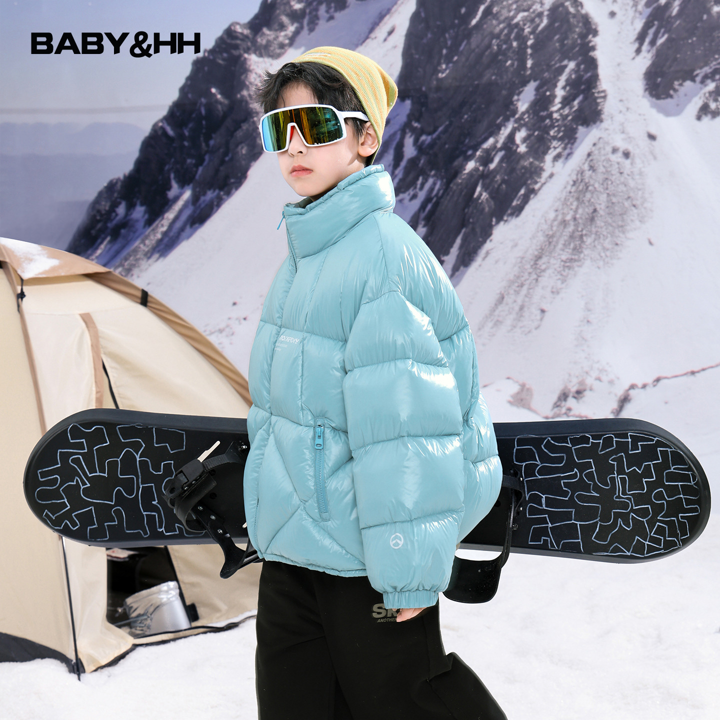 90安心绒户外滑雪三防面包羽绒服