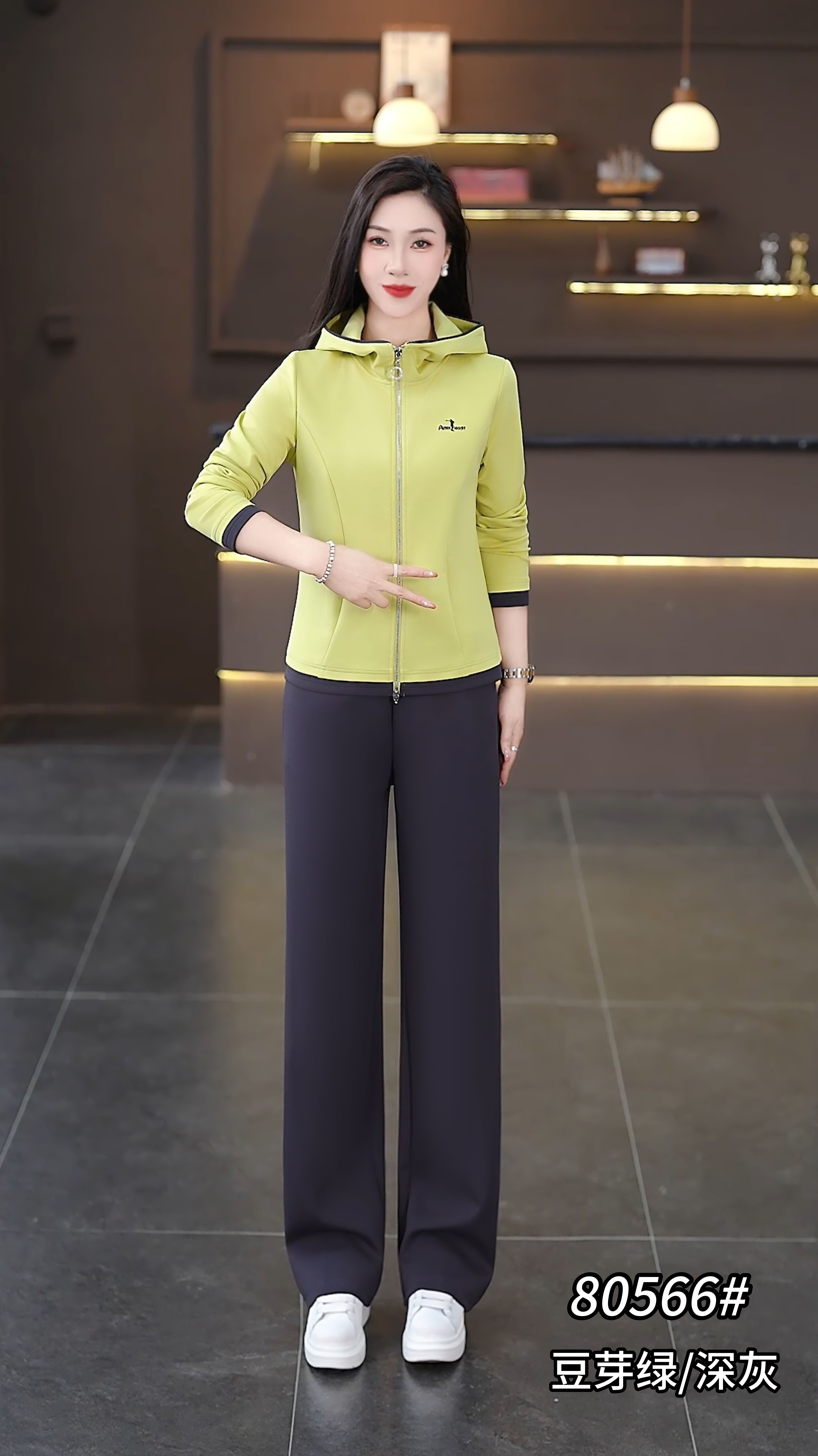 宇玲儿2026秋季运动服套装女休闲运动套装