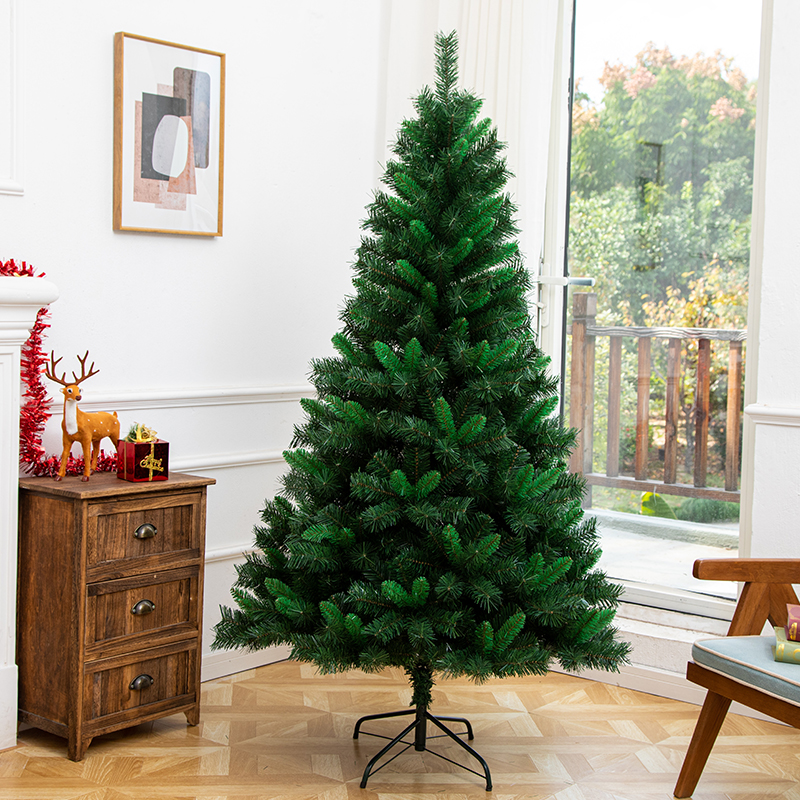 圣诞节家用加密绿色仿真圣诞树