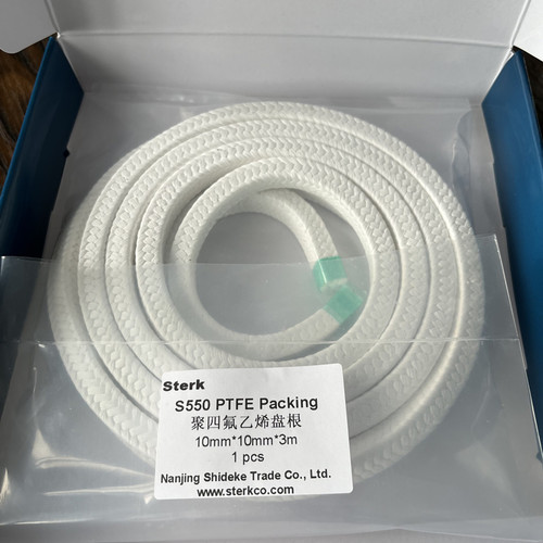 聚四氟乙烯PTFE盘根四氟填料阀门耐高压高温耐酸腐蚀泵Sterk S550
