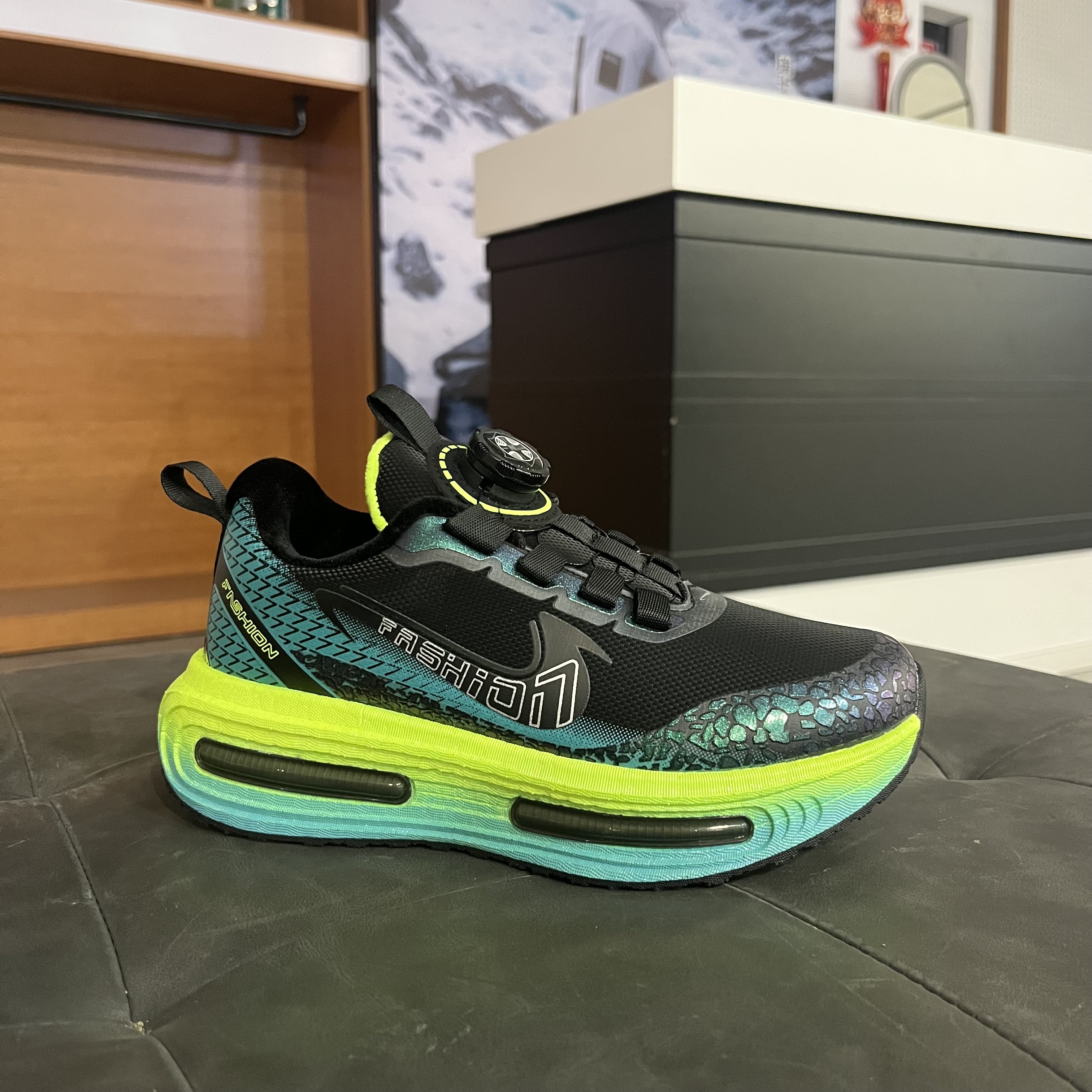 小总统2025冬季新款加厚绒跑步鞋