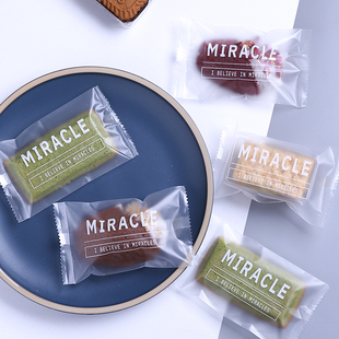 费南雪包装袋透明创意雪花酥盒玛德琳绿豆冰糕雪花酥凤梨酥奶枣袋