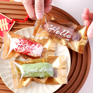 加厚奶酥包装袋燕麦饼干袋手工曲奇太妃牛轧糖杏仁酥专烘焙机封用