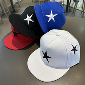 棒球帽女亲子款 平沿帽子男士 春秋季 街舞嘻哈帽儿童硬顶宽檐板帽夏