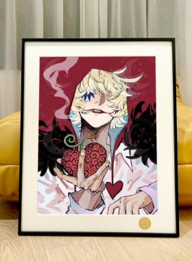 星空《柯拉松》海贼王罗明哥one piece动漫装饰画