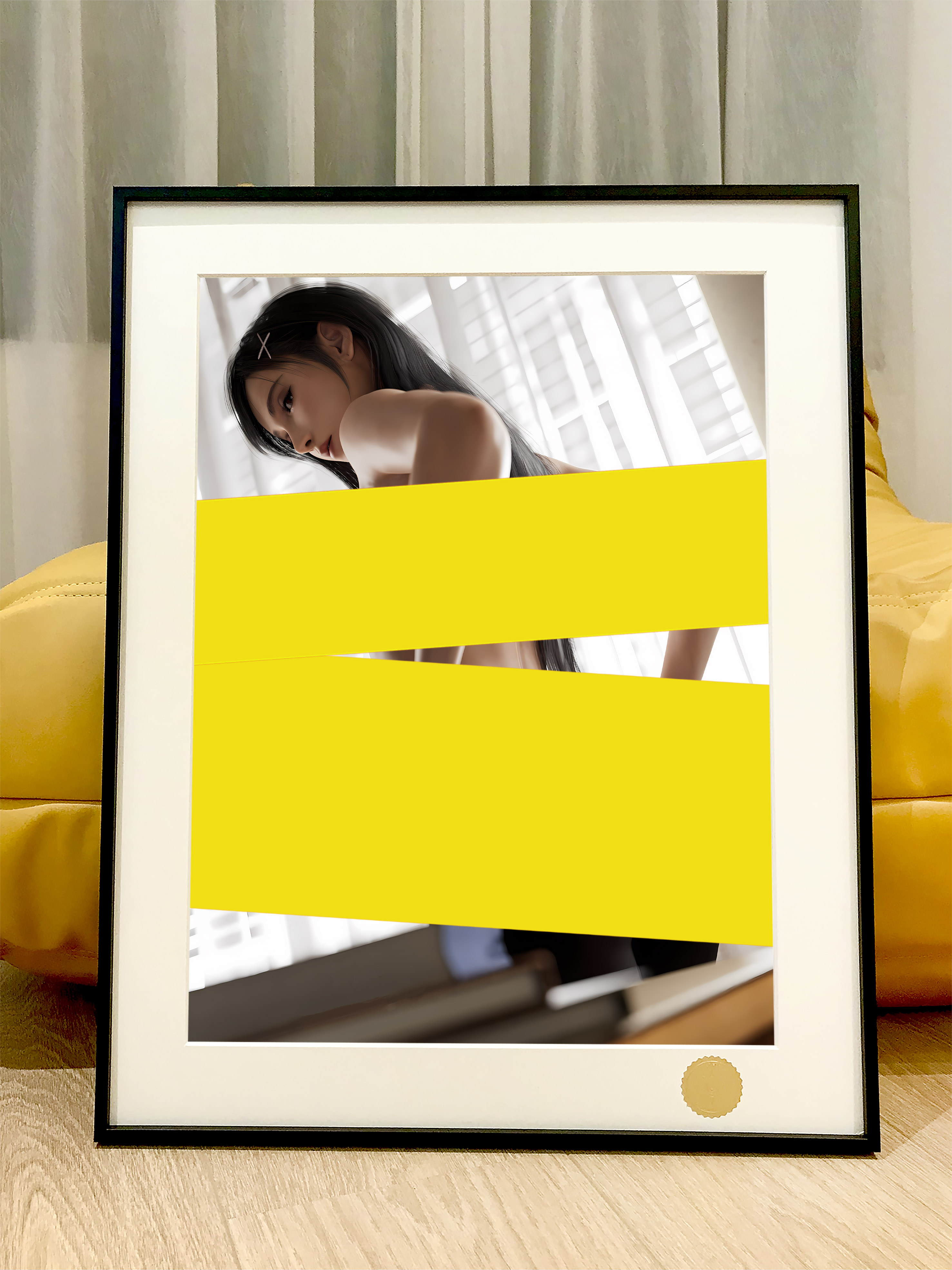 星空白丝蒂法tifa最终幻想装饰画动漫周边挂画房间挂画