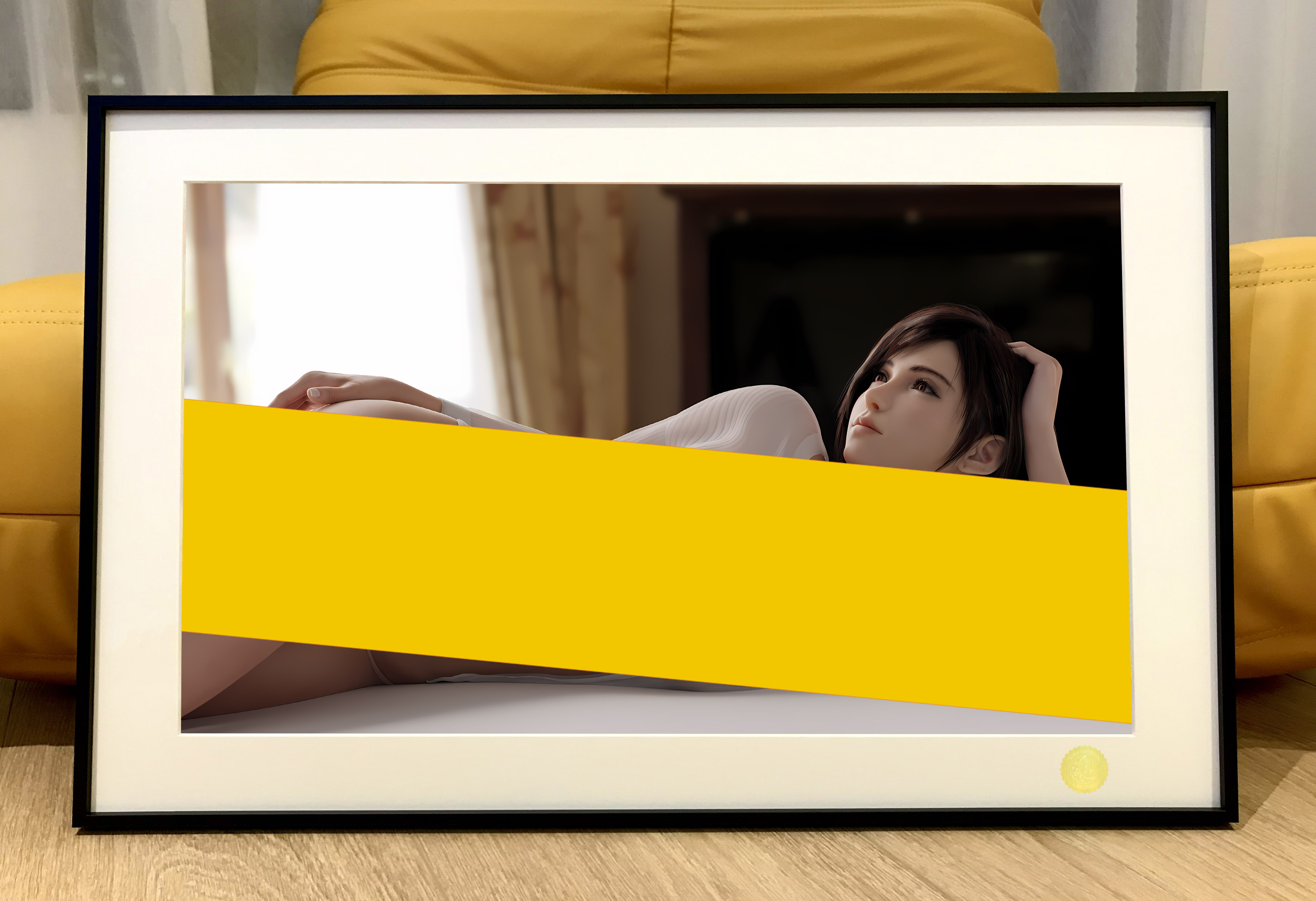 星空工作室睡衣蒂法Tifa最终幻想装饰画动漫二次元周边房间挂画