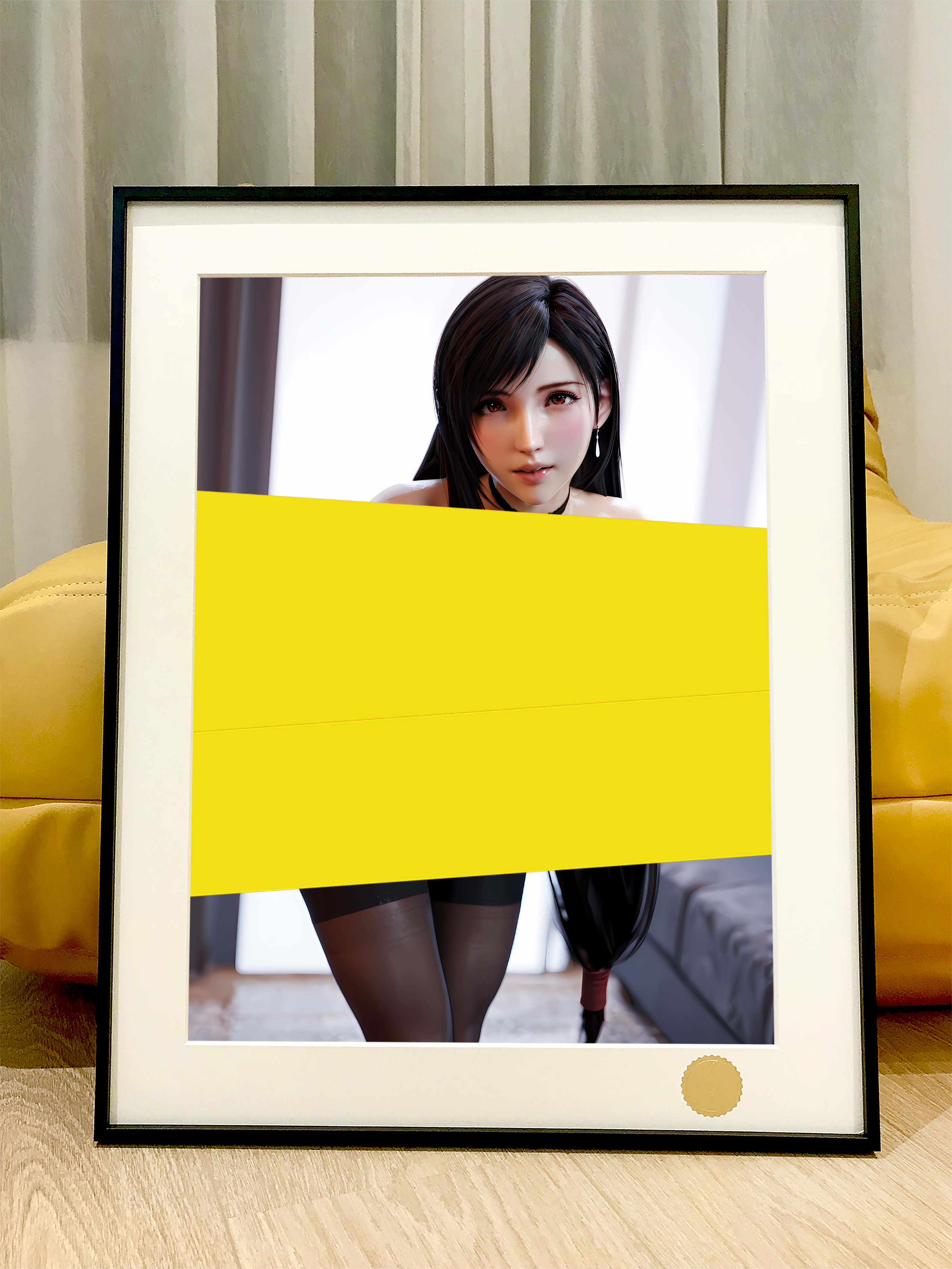 星空《白色蒂法》最终幻想tifa动漫二次元装饰画