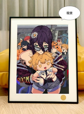 娃娃机蕾塞Chainsaw Man电锯人Reze玛奇玛早川秋电次链锯人装饰画