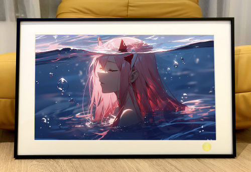 星空《水之零二》Zero Two国家队DARLING in the FRANXX装饰画