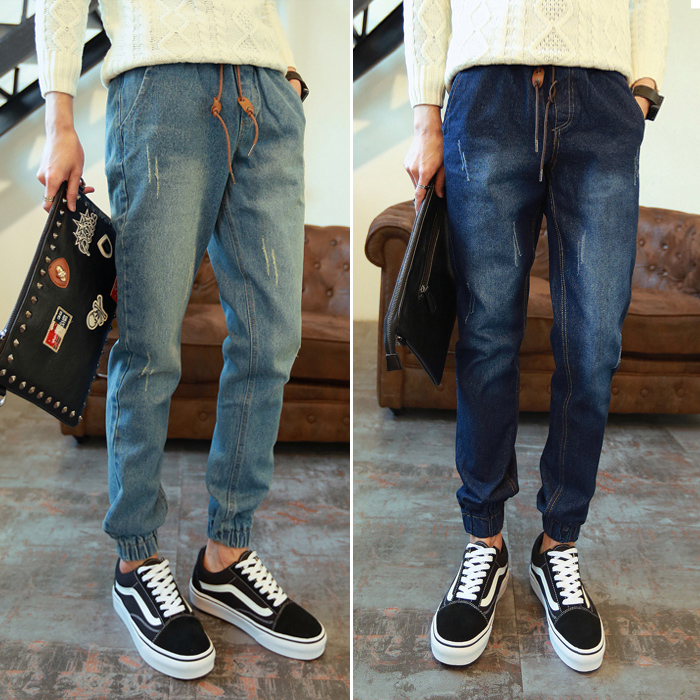 Jeans pour jeunesse pieds Slim pour printemps - Ref 1468682 Image 1