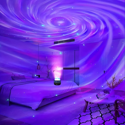 网红星空灯水波纹投影灯