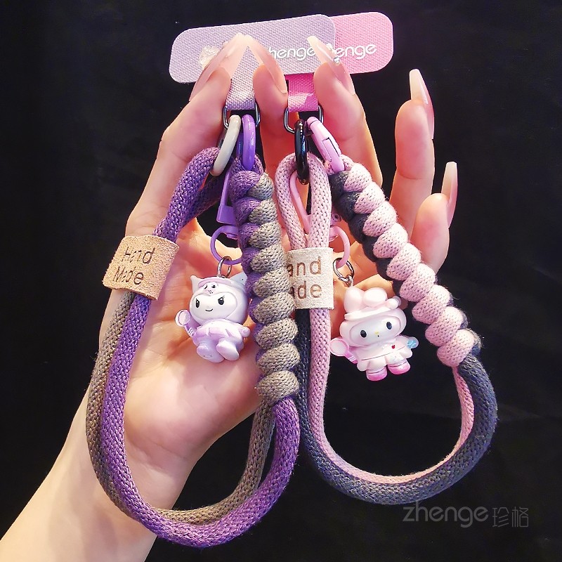 原创手工手机挂绳可爱吊坠挂件结实耐用户外便携女短款防丢手腕链,3C数码配件,手机挂件/手机链,淘宝优惠券,粉丝福利购,淘宝优惠卷