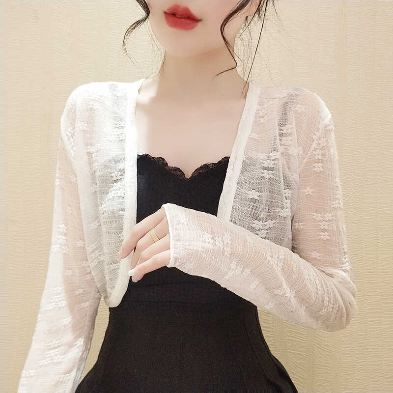 外搭防晒冰丝夏季短款开衫高级感