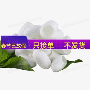 中药材　蚕茧壳 蚕茧 50g 不 可打粉 无硫熏 满包邮
