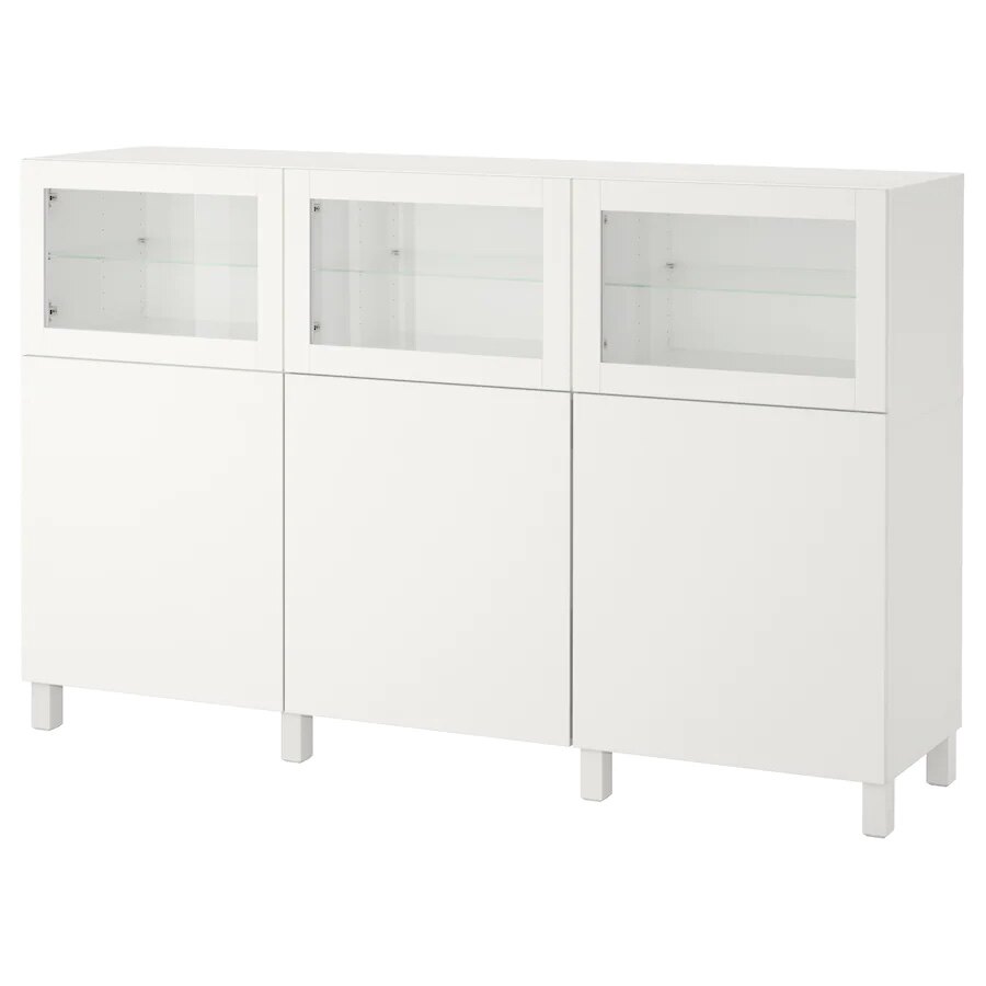 IKEA宜家BESTA贝达S12储物玻璃门展示柜北欧简约储物收纳柜