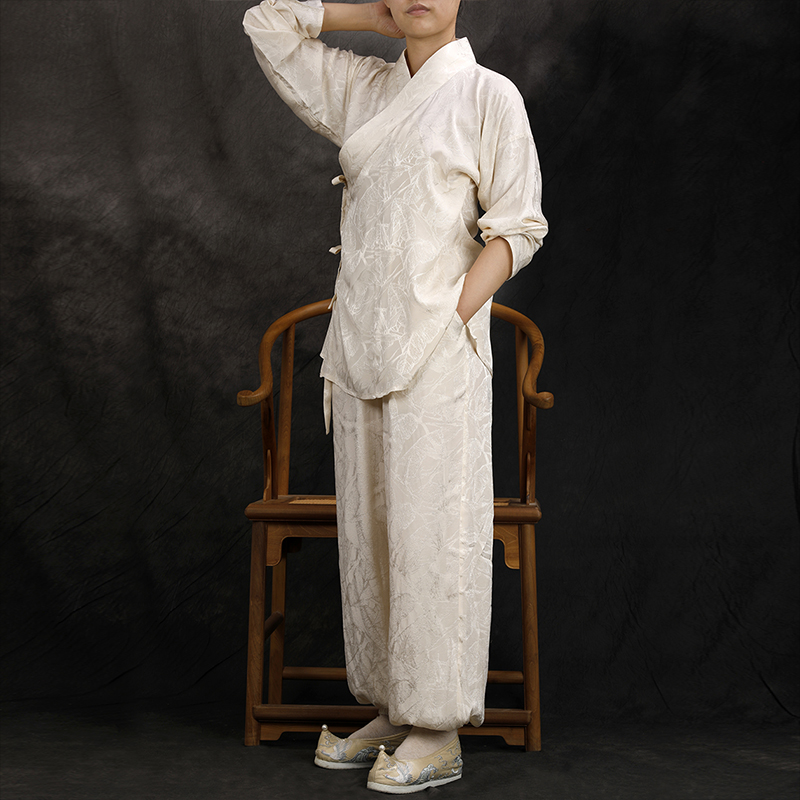 子后天丝麻日常内搭中衣中裤