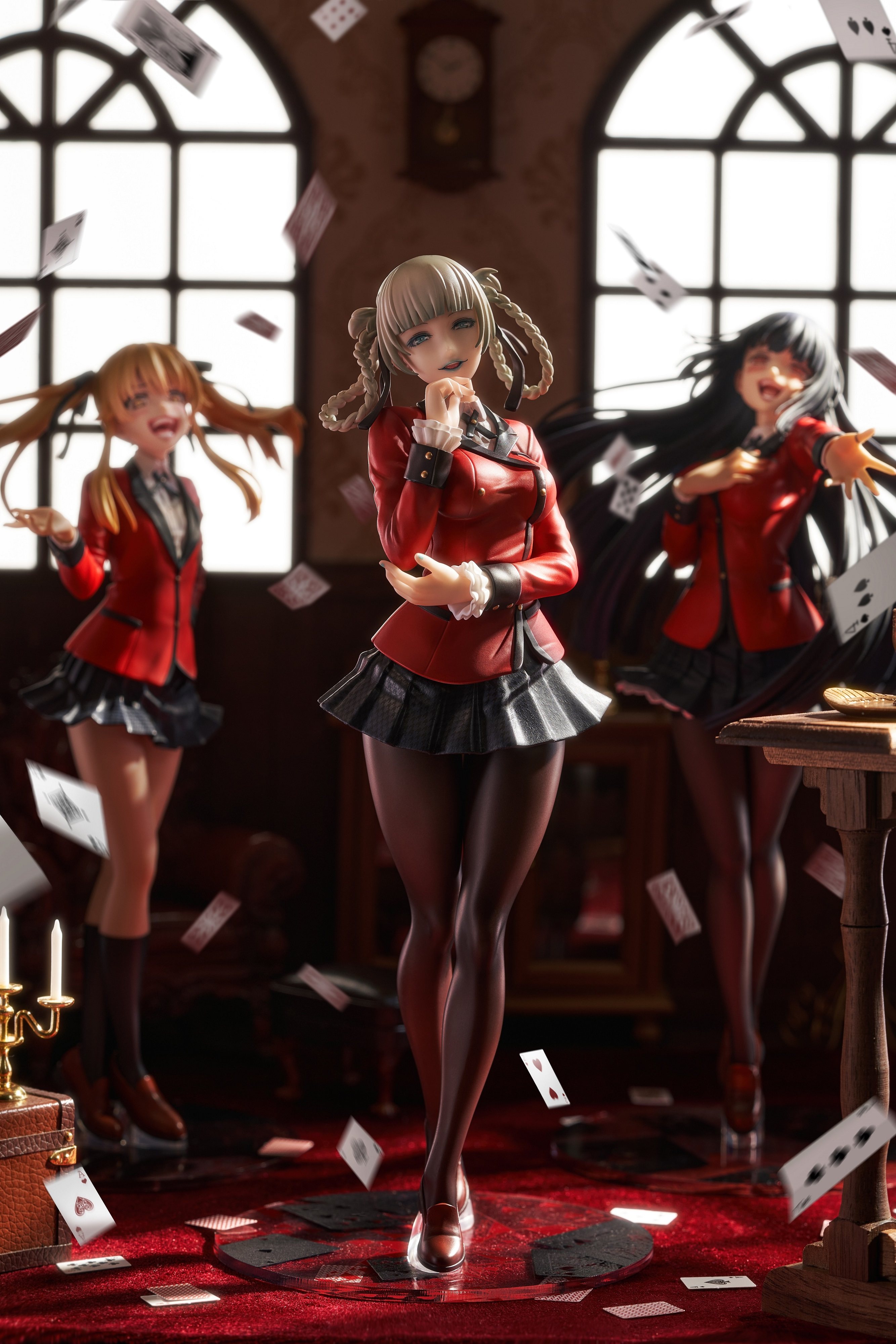 【魂玉工作室 】售罄展示 狂赌之渊 会长 桃喰绮罗莉 手办  寿屋