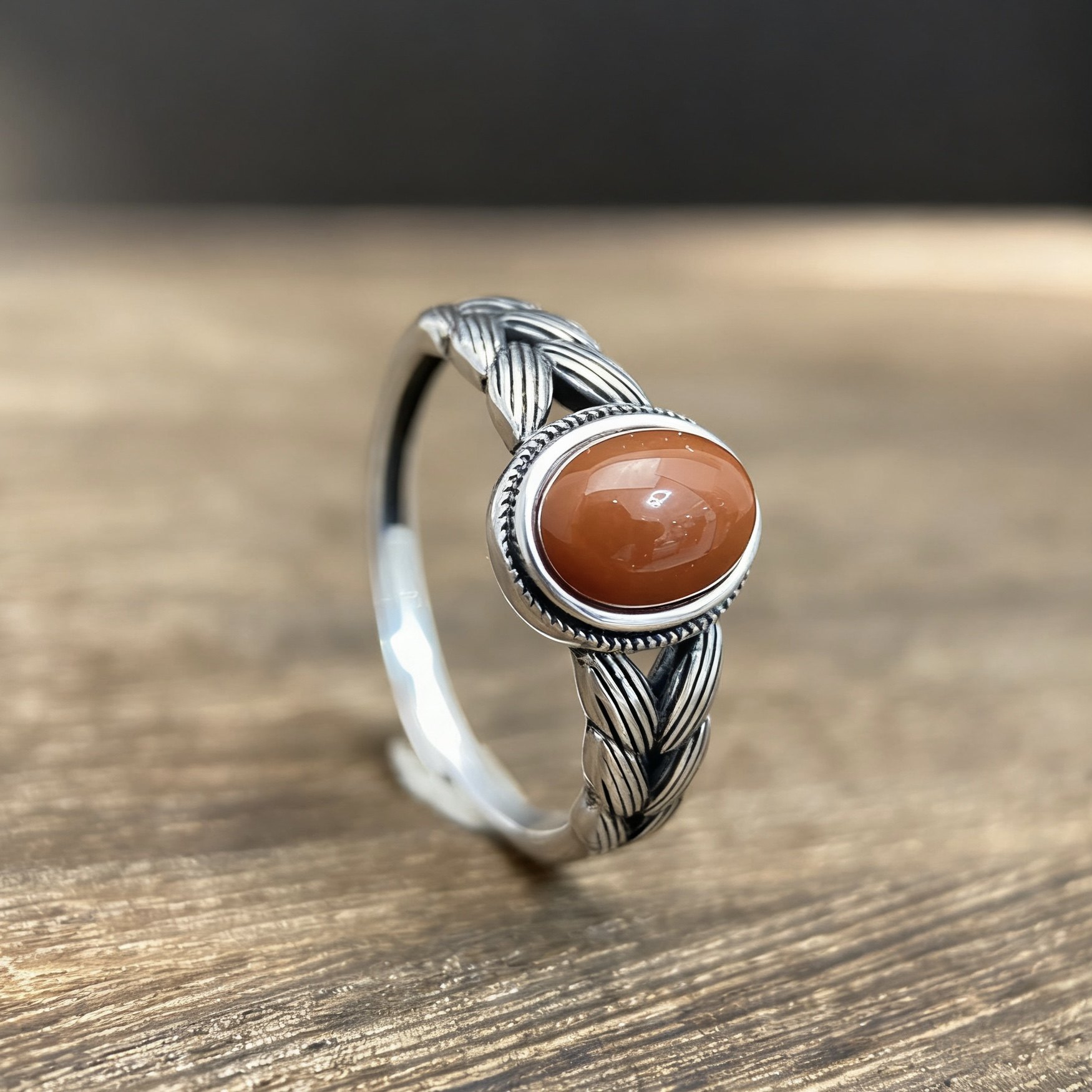 S990足银复古南红哑光做旧麦穗镂空戒指文艺范简约个性指环,饰品/流行首饰/时尚饰品新,银饰戒指,淘宝优惠券,粉丝福利购,淘宝优惠卷