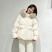 大码 胖mm毛领连帽加厚棉服女加厚保暖宽松显瘦百搭学院风棉衣外套