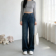 子宽松直筒裤 2026春季 蓝色遮肉显瘦牛仔裤 女胖mm裤 300斤大码 女装