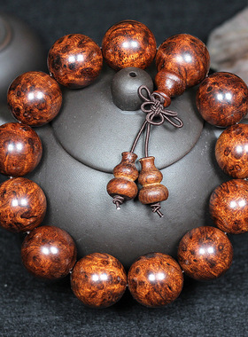 缅甸黄花梨草20满留疤佛