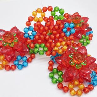 手工斋菜花串珠diy手工南方拜佛供碗供盘点缀花果盘斋菜花材料