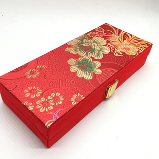 金条盒子收纳绒布首饰盒金钞专用盒礼品包装盒珠宝储存盒收藏礼盒