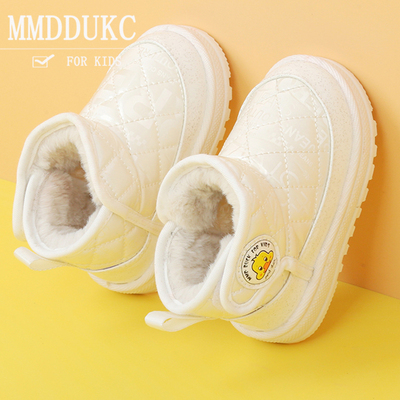 MMDDUCK正品儿童雪地靴2025年新款冬款男童保暖大棉鞋女童宝宝靴