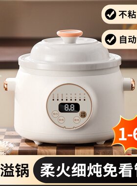 日本进口紫砂电炖锅家用全自动