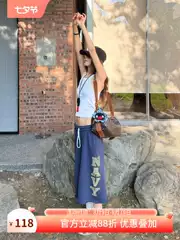 Early Autumn Lazy Style Joshua Jamal Printed Vintage Cropped Pants Relaxed Shorts Somi Hyuna Same Style Trend