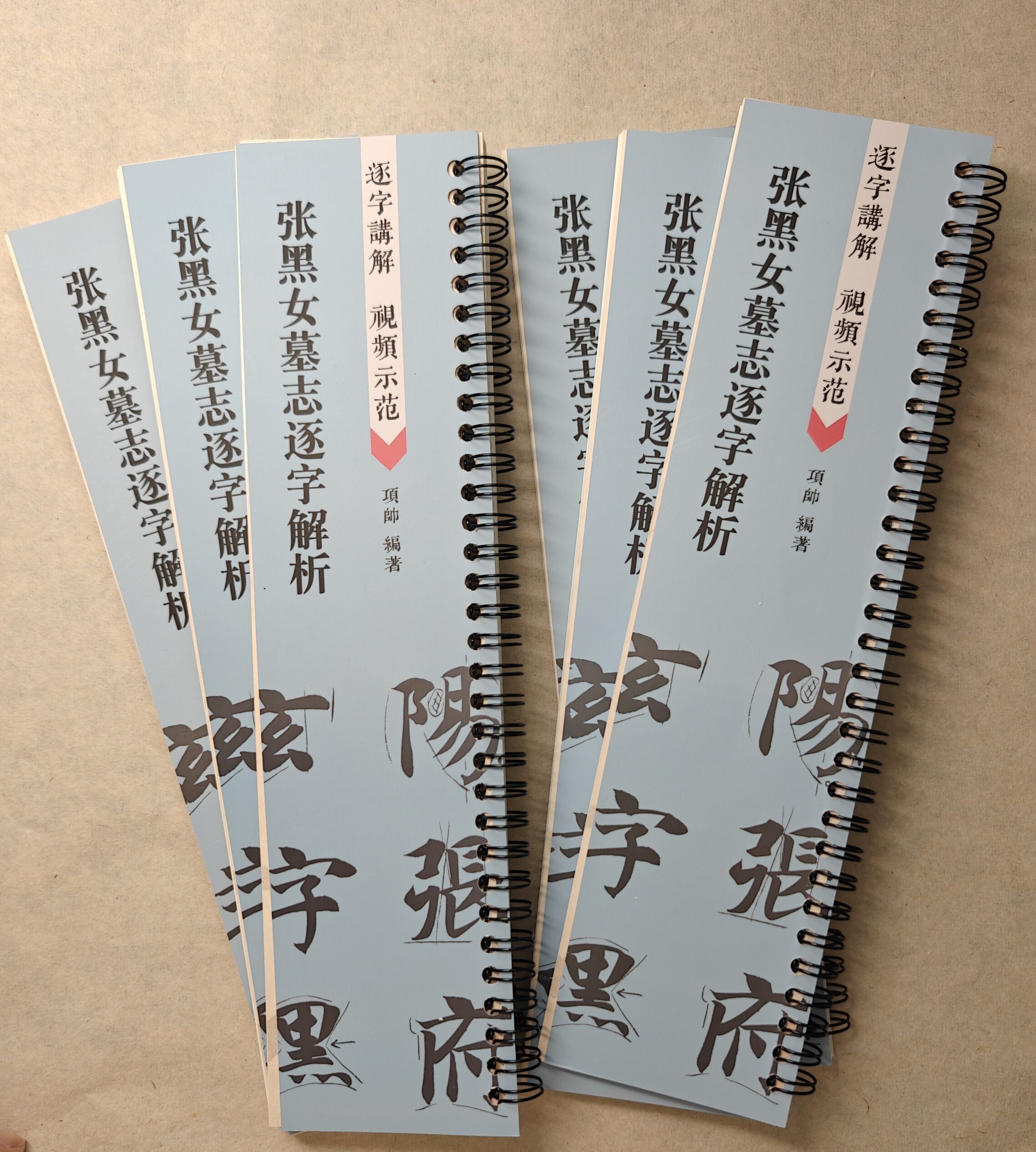 张黑女墓志逐字解析视频示范重点练字帖/练字板