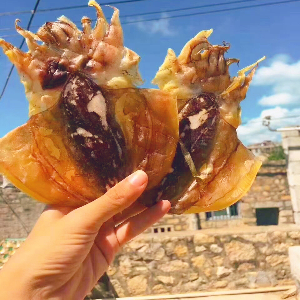 福建新鲜淡晒墨鱼干320g/盒海鲜营养干货炒菜煲汤口感劲道