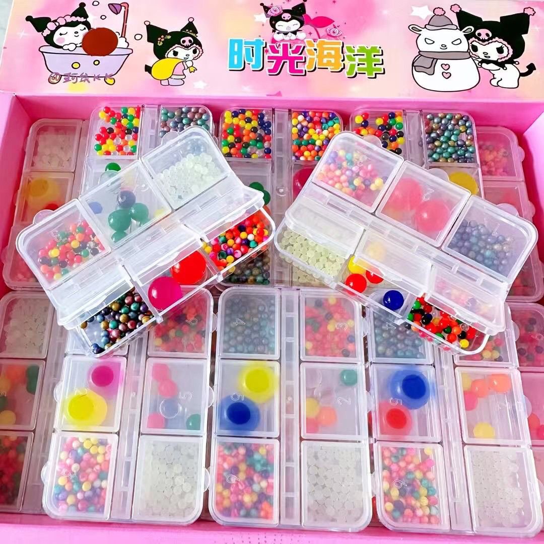 时光海洋新款六宫格水宝宝吸水珠