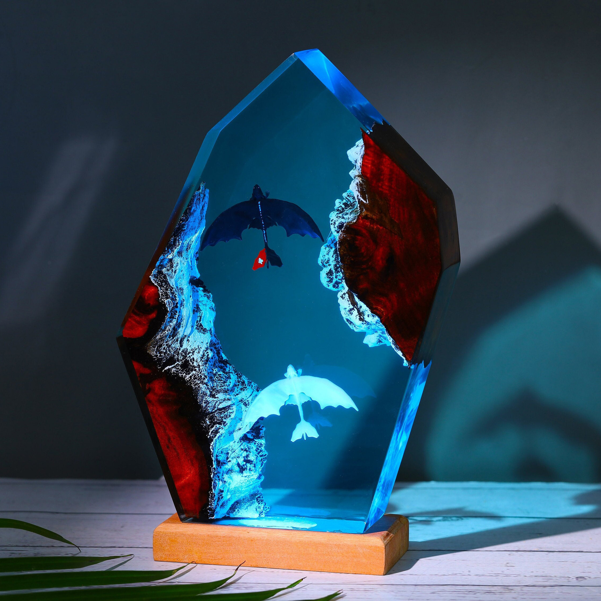 飞龙翼龙T.ooth.less l.light fur.ry 驯龙高手小夜灯床头灯摆件