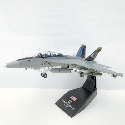 1：100美国F-18B Strike Fighter战斗攻击机仿真合金飞机模型礼物