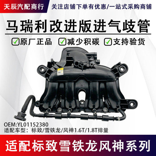 标致雪铁龙1.6T改进型进气歧管
