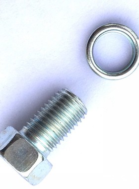 适用UZ125T/VSVE125红宝UM灵迪海王星UA天玉发动机放机油螺丝垫圈