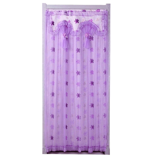 免打孔门帘布艺家用秋冬季门帘隔断帘装饰遮挡卧室卫生间厨房帘子