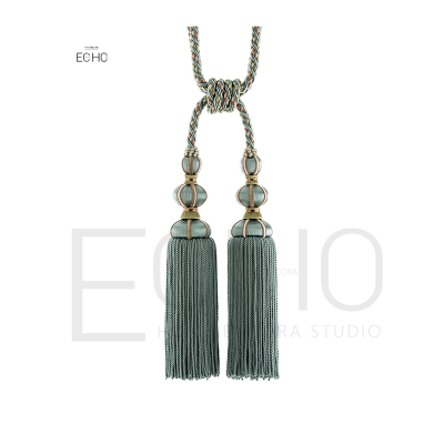 【单支装】DOUBLE TASSEL TIEBACK 暗香双头大穗双头挂球双头吊球