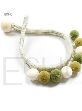 【单支装】TIEBACK伊甸园美式绒球绑穗绑带drapery&sheer