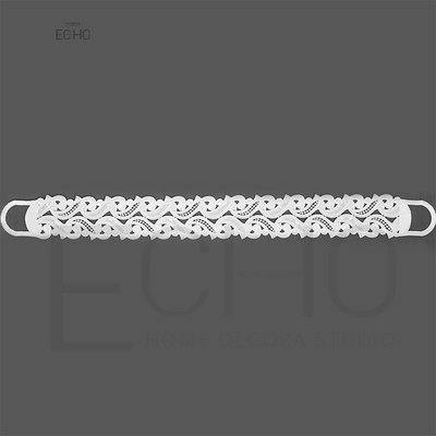 【单支装】TIEBACK 现代枫丹白露水溶刺绣绑带窗帘装饰系带扣绑绳