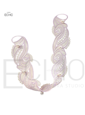 【单支装】TIEBACK 爱丽舍法式水溶刺绣绑带drapery&sheer