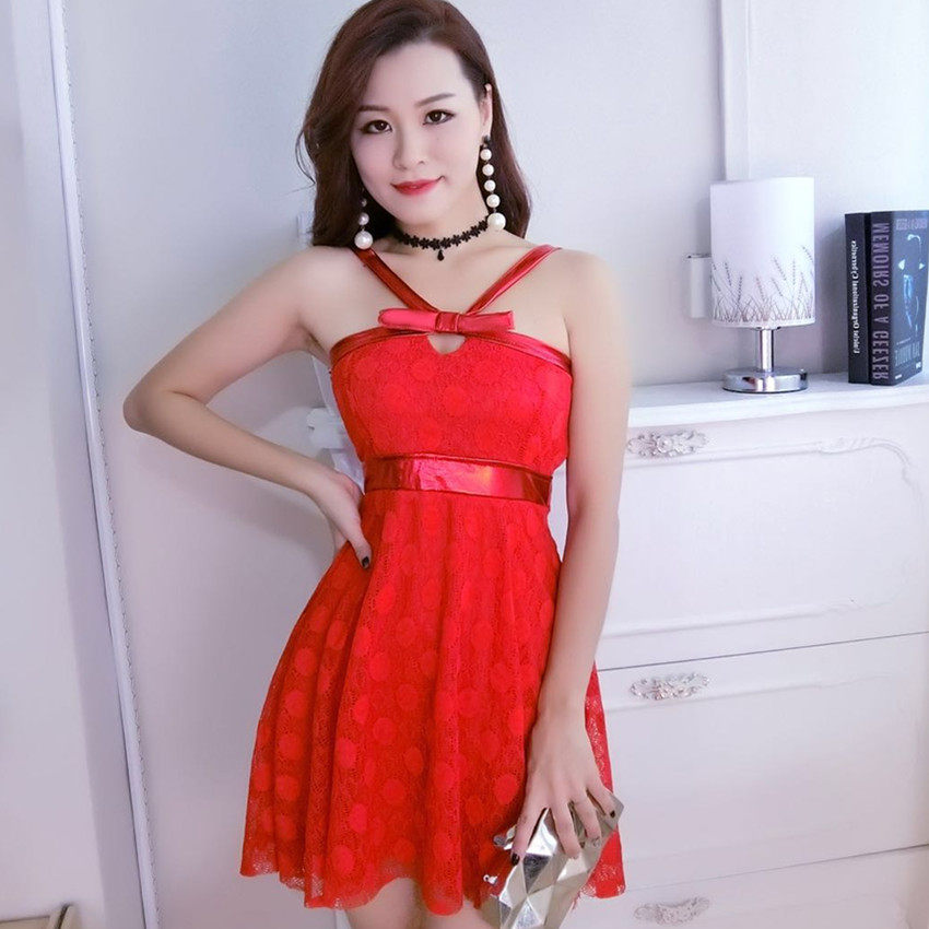 夜店女款裙子超仙吊带裙女主播服装性感新款露背收腰显瘦夜店女装