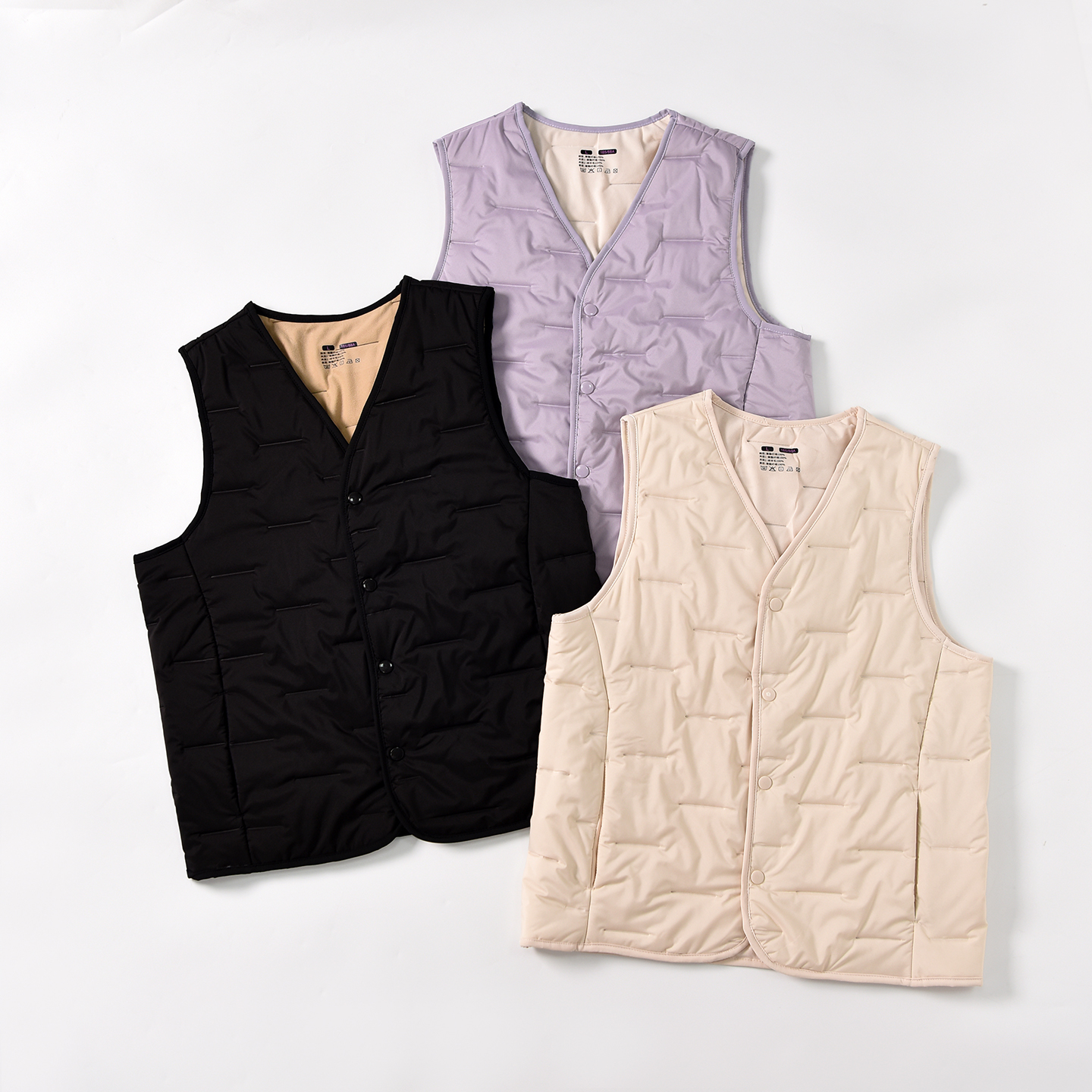 羊毛保暖马甲冬季加厚打底坎肩