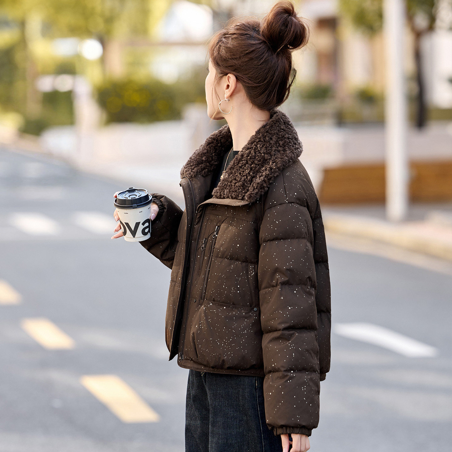 欧货拼接羽绒服加厚保暖女小个子女冬季新款休闲气质白鸭绒短外套,女装/女士精品,羽绒服,淘宝优惠券,粉丝福利购,淘宝优惠卷