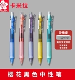 Японская ручка-роллер для школьников, черные цветные карандаши, высококачественная шариковая ручка для подписания договоров, 0.5мм